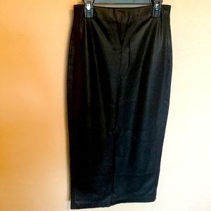 Leather skirt